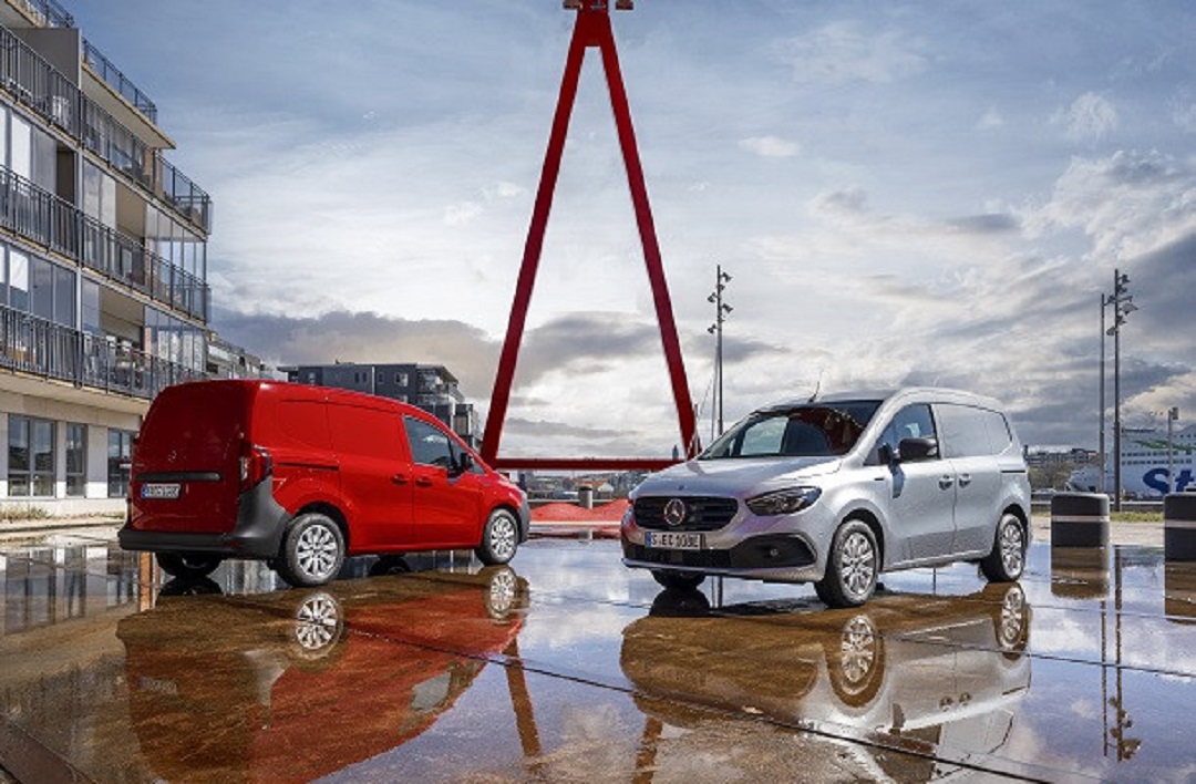 Mercedes Benz Vans présente l eCitan la nouvelle solution de livraison