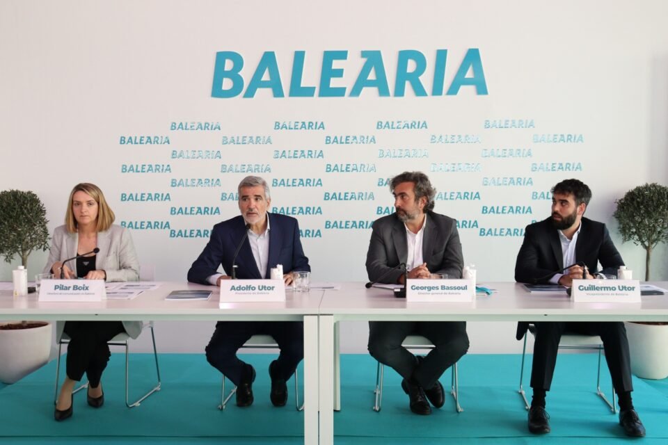 Navire de Baleària traversée Europe-Afrique