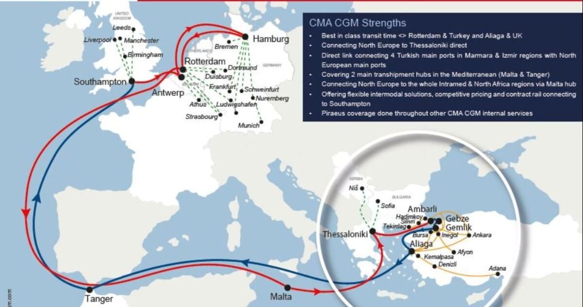 Cma Cgm Annonce La Nouvelle Configuration De Son Service Femex Tlr Ma