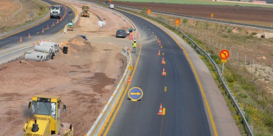 travaux au niveau de l'autoroute Rabat